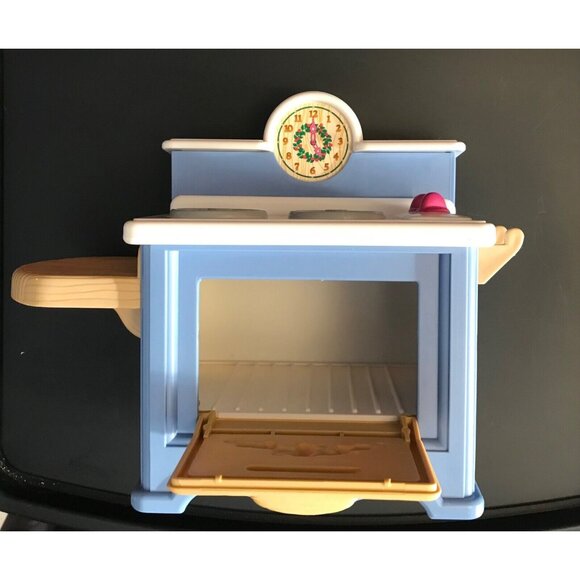 Fisher Price Briarberry Bear Kitchen Stove Baking Oven 1998 Doll Furniture - Picture 2 of 10